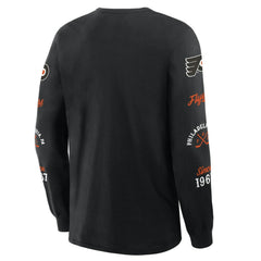 NHL Black Philadelphia Flyers Fanatics Boxed In Legacy Long Sleeve T-Shirt