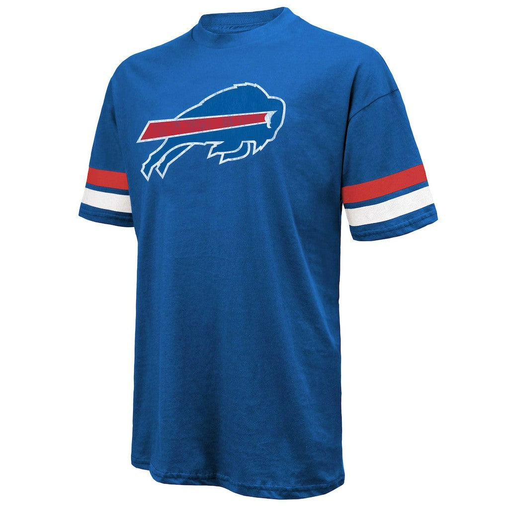 Keon Coleman  Majestic Threads Name & Number Oversized Fit T-Shirt - Buffalo Bills