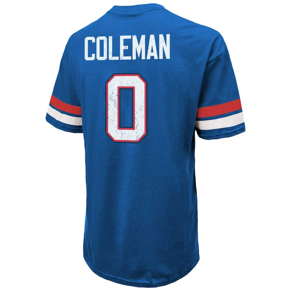 Keon Coleman  Majestic Threads Name & Number Oversized Fit T-Shirt - Buffalo Bills