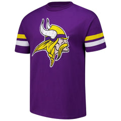 J.J. McCarthy  Majestic Threads Name & Number Oversized Fit T-Shirt - Minnesota Vikings