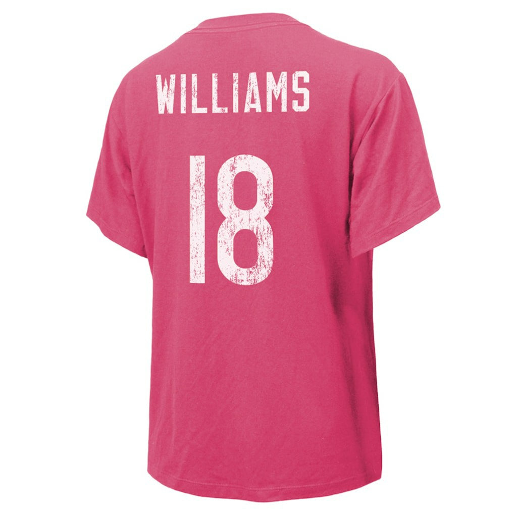 Caleb Williams  Majestic Threads Women's Name & Number T-Shirt - Chicago Bears
