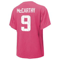 J.J. McCarthy  Majestic Threads Women's Name & Number T-Shirt - Minnesota Vikings