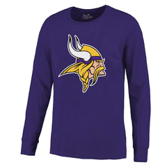 J.J. McCarthy  Majestic Threads Name & Number Long Sleeve T-Shirt - Minnesota Vikings