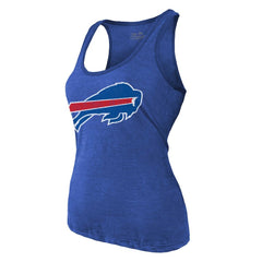 Keon Coleman  Majestic Threads Women's Name & Number Tri-Blend Scoop Neck Tank Top - Buffalo Bills