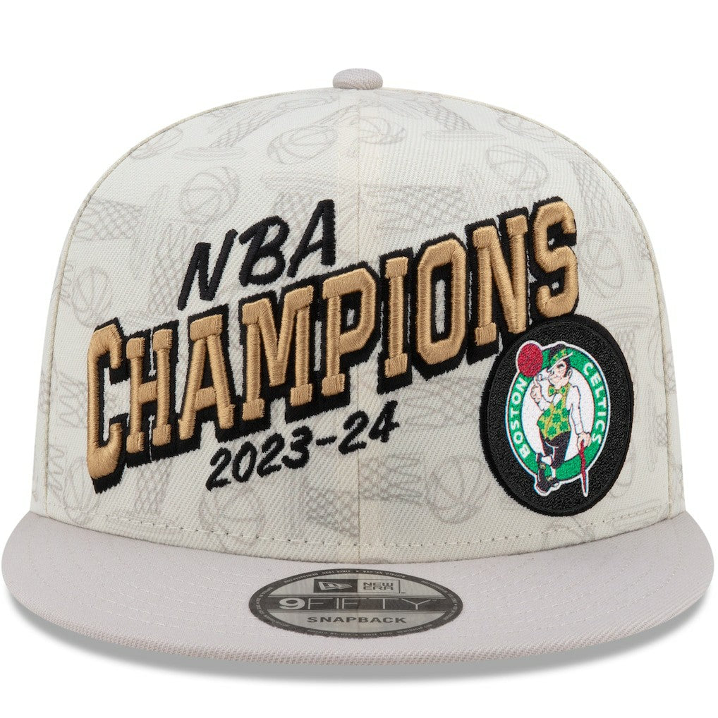 NBA Boston Celtics 2024 NBA Finals Champions Locker Room 9FIFTY Snapback Hat