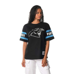 The Wild Collective Women's Drop Shoulder T-Shirt - Carolina Panthers