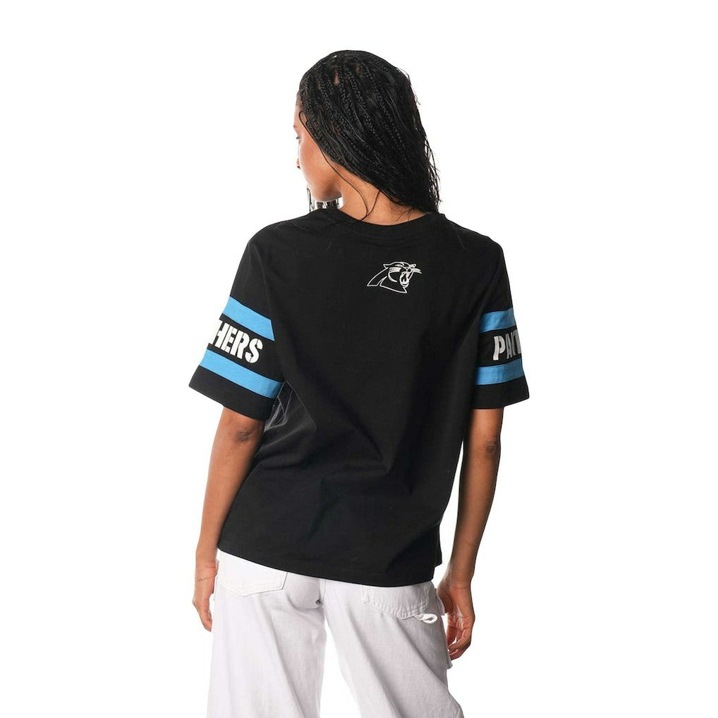 The Wild Collective Women's Drop Shoulder T-Shirt - Carolina Panthers