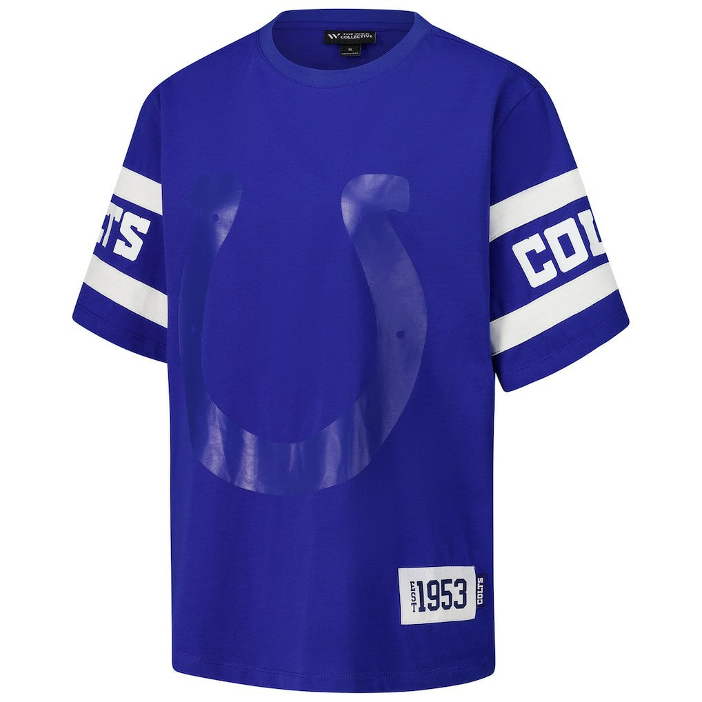 The Wild Collective Women's Drop Shoulder T-Shirt - Indianapolis Colts