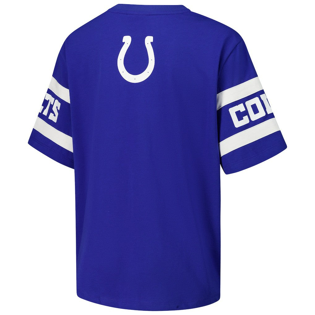 The Wild Collective Women's Drop Shoulder T-Shirt - Indianapolis Colts