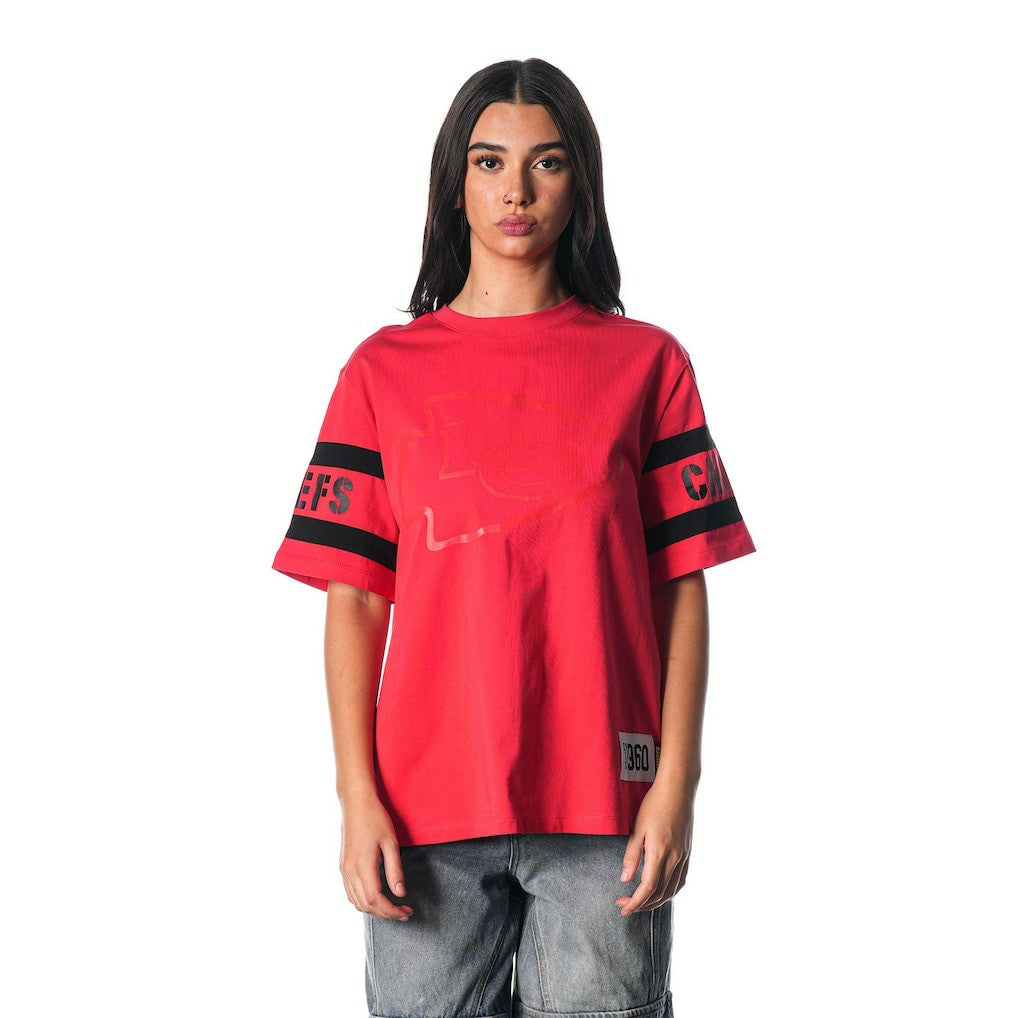The Wild Collective Women's Drop Shoulder T-Shirt - Kansas City Chiefs