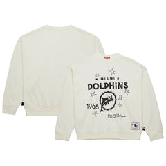 Women's Throwback Logo 3.0 Pullover Sweatshirt - Miami Dolphins