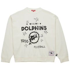 Women's Throwback Logo 3.0 Pullover Sweatshirt - Miami Dolphins