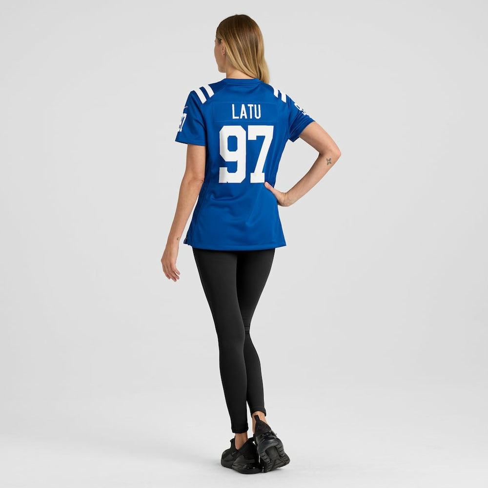 Laiatu Latu  Women's Game Jersey - Indianapolis Colts