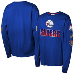NBA Philadelphia 76ers Youth Hardwood Classics All Over Long Sleeve T-Shirt