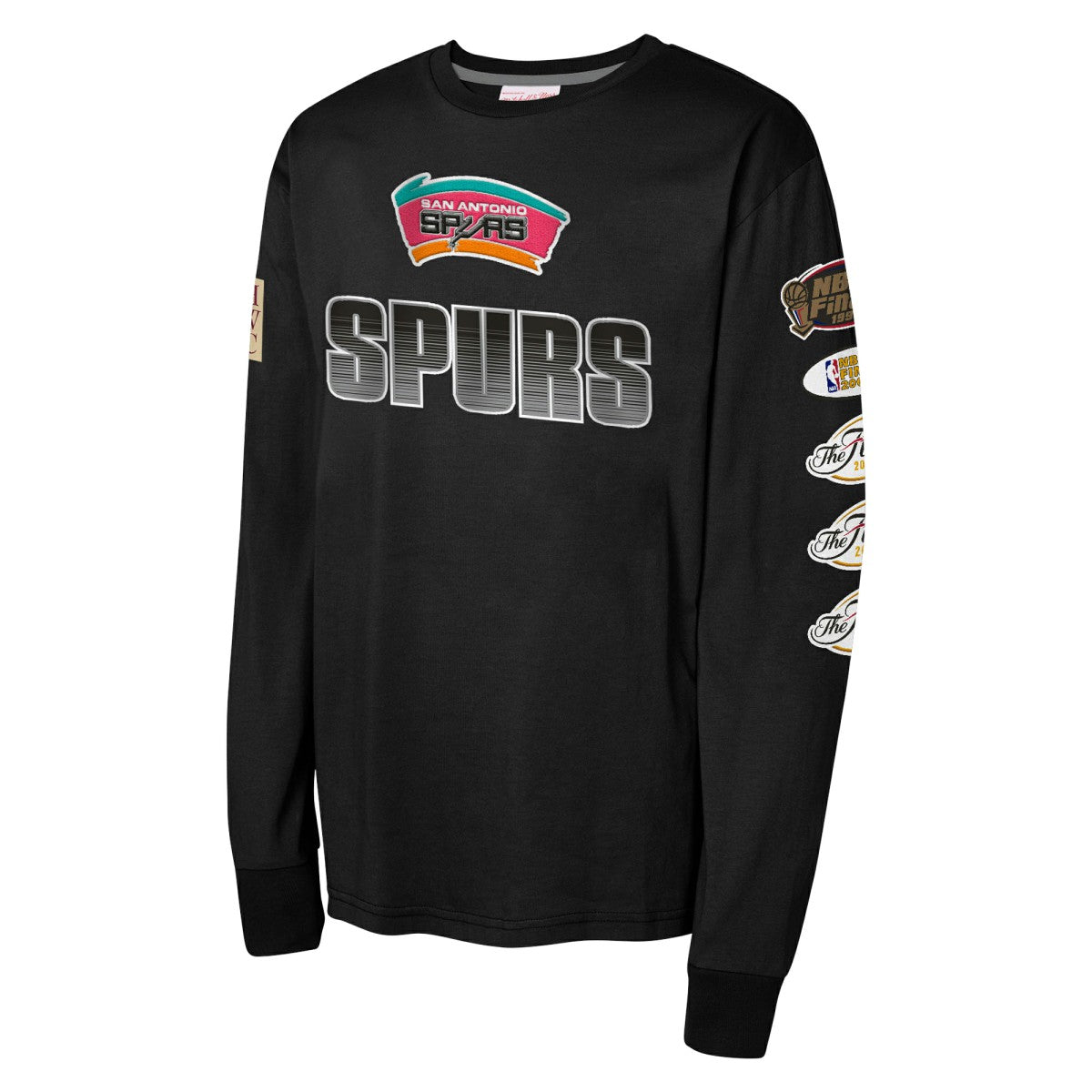 NBA San Antonio Spurs Youth Hardwood Classics All Over Long Sleeve T-Shirt