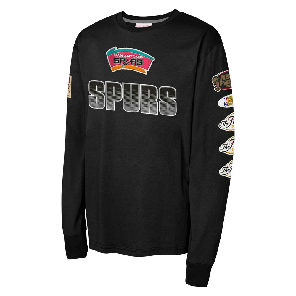 NBA San Antonio Spurs Youth Hardwood Classics All Over Long Sleeve T-Shirt