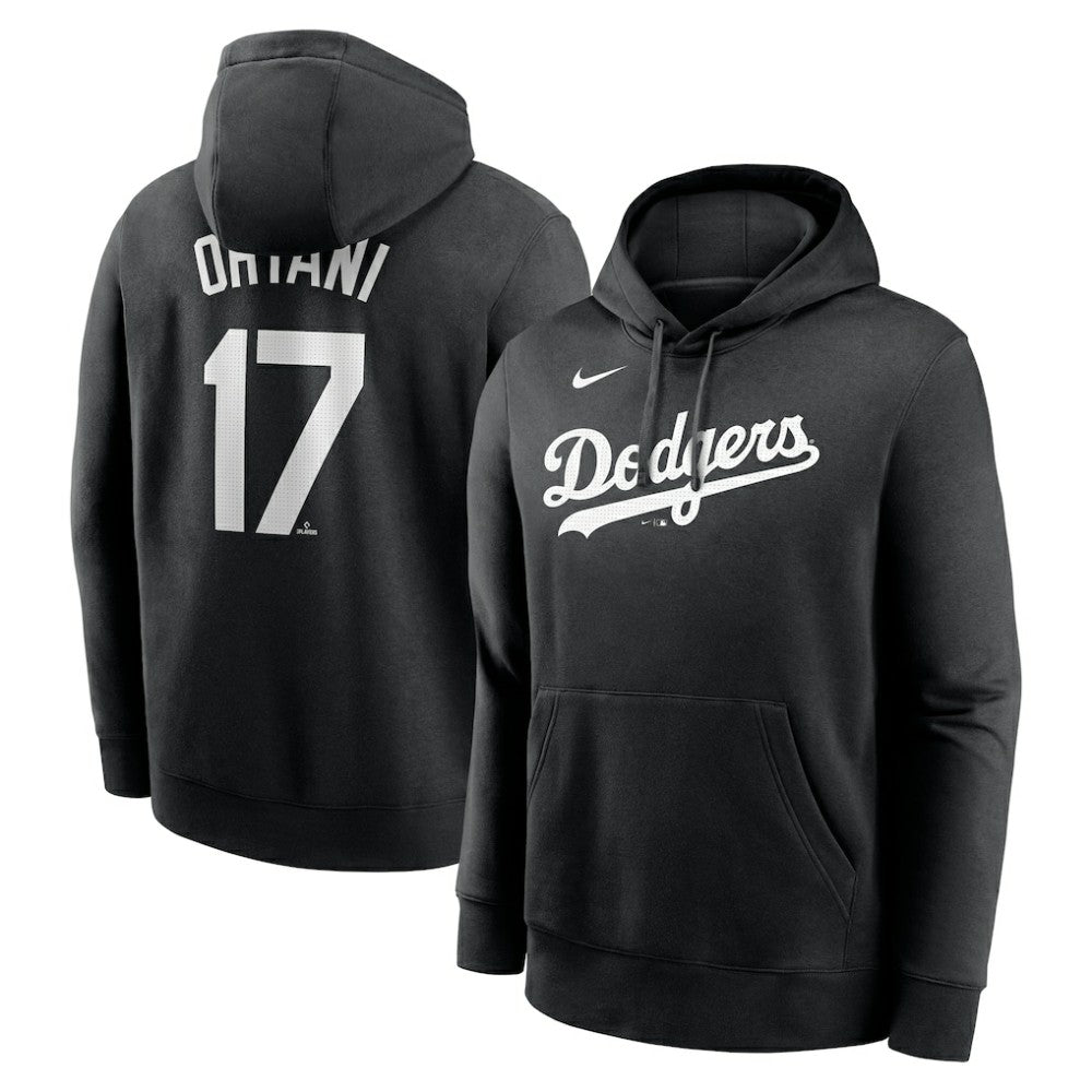 MLB Shohei Ohtani Los Angeles Dodgers Nike Player Name & Number Club Fleece Pullover Hoodie