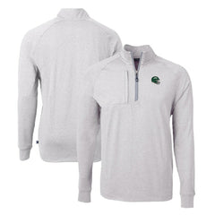 Cutter & Buck Helmet Adapt Eco Knit Quarter-Zip Top - New York Jets