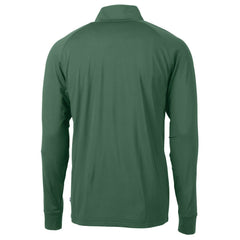 Cutter & Buck Primary Logo Adapt Eco Knit Stretch Recycled Quarter-Zip Top - New York Jets