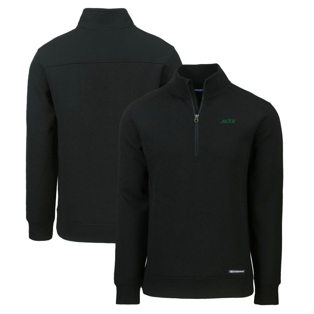 Cutter & Buck Primary Logo Roam Eco Recycled Quarter-Zip Pullover Top - New York Jets
