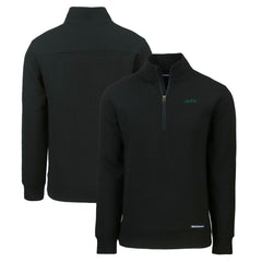 Cutter & Buck Primary Logo Roam Eco Recycled Quarter-Zip Pullover Top - New York Jets