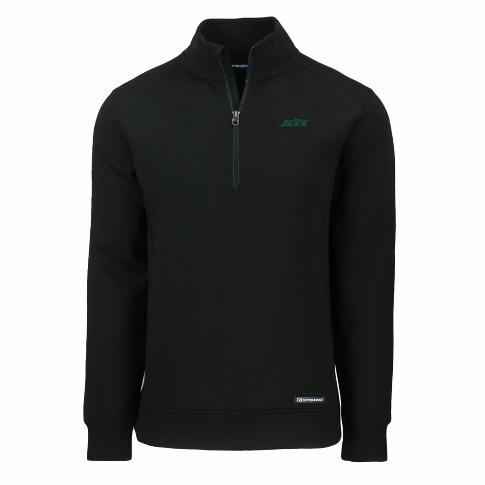 Cutter & Buck Primary Logo Roam Eco Recycled Quarter-Zip Pullover Top - New York Jets