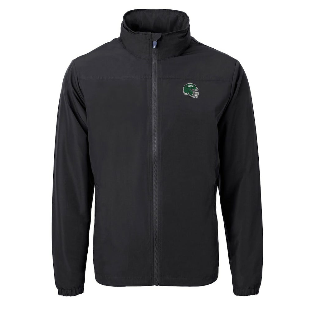 Cutter & Buck Big & Tall Helmet Charter Eco Knit Recycled Full-Zip Jacket - New York Jets