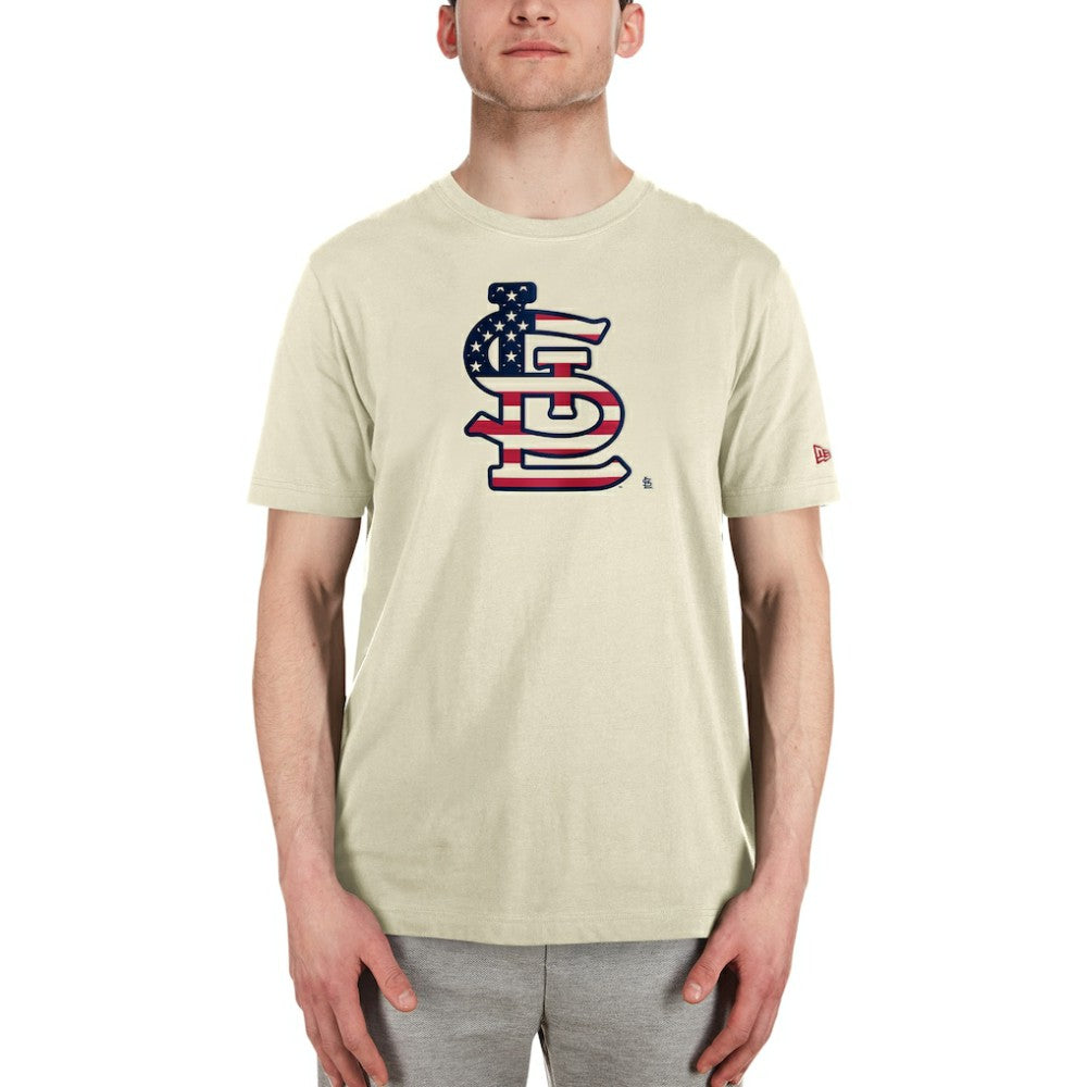 MLB St. Louis Cardinals New Era Americana Flag Fill T-Shirt
