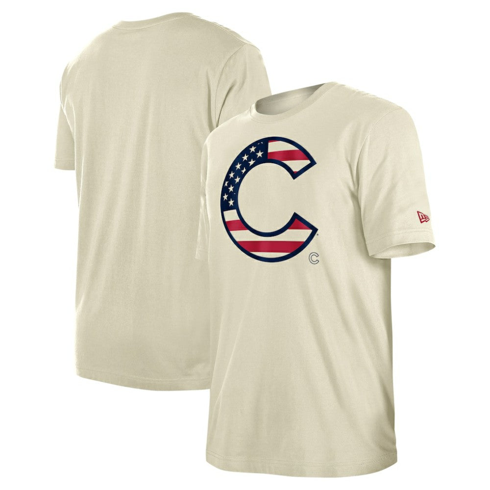 MLB Chicago Cubs New Era Americana Flag Fill T-Shirt