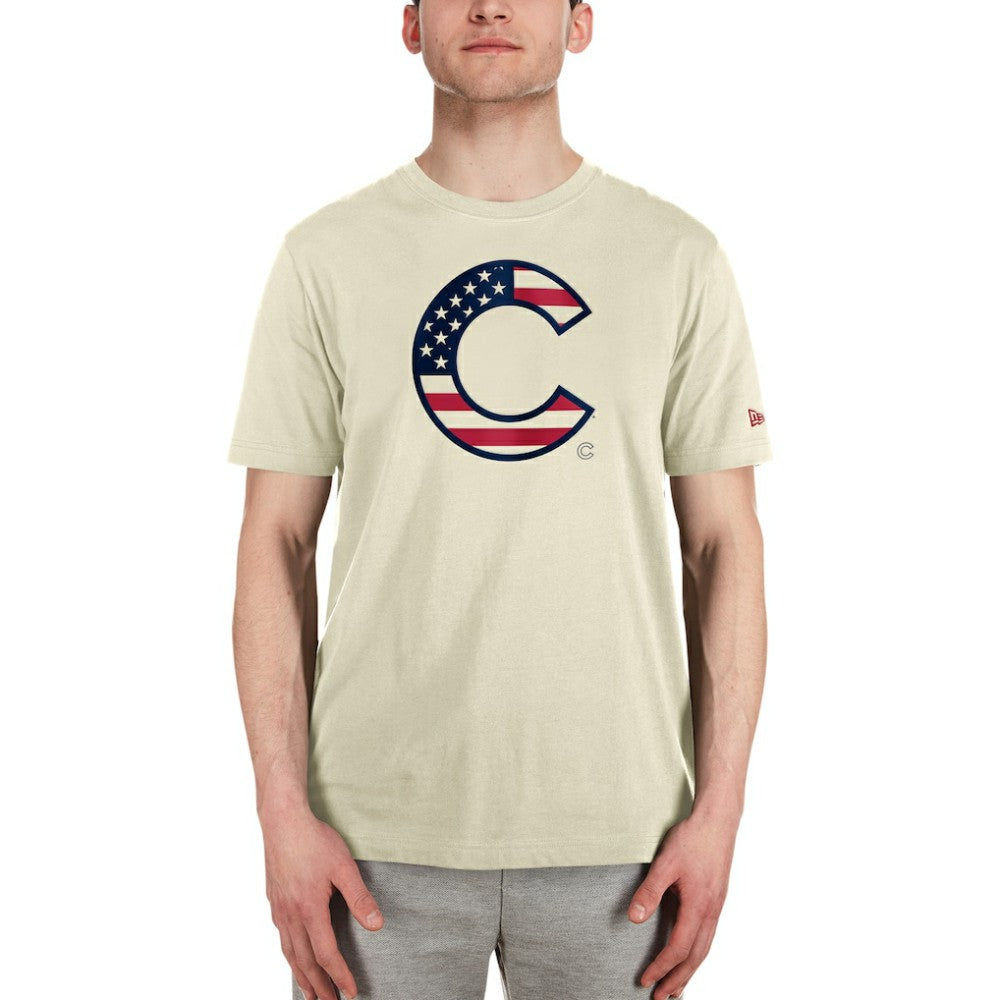 MLB Chicago Cubs New Era Americana Flag Fill T-Shirt