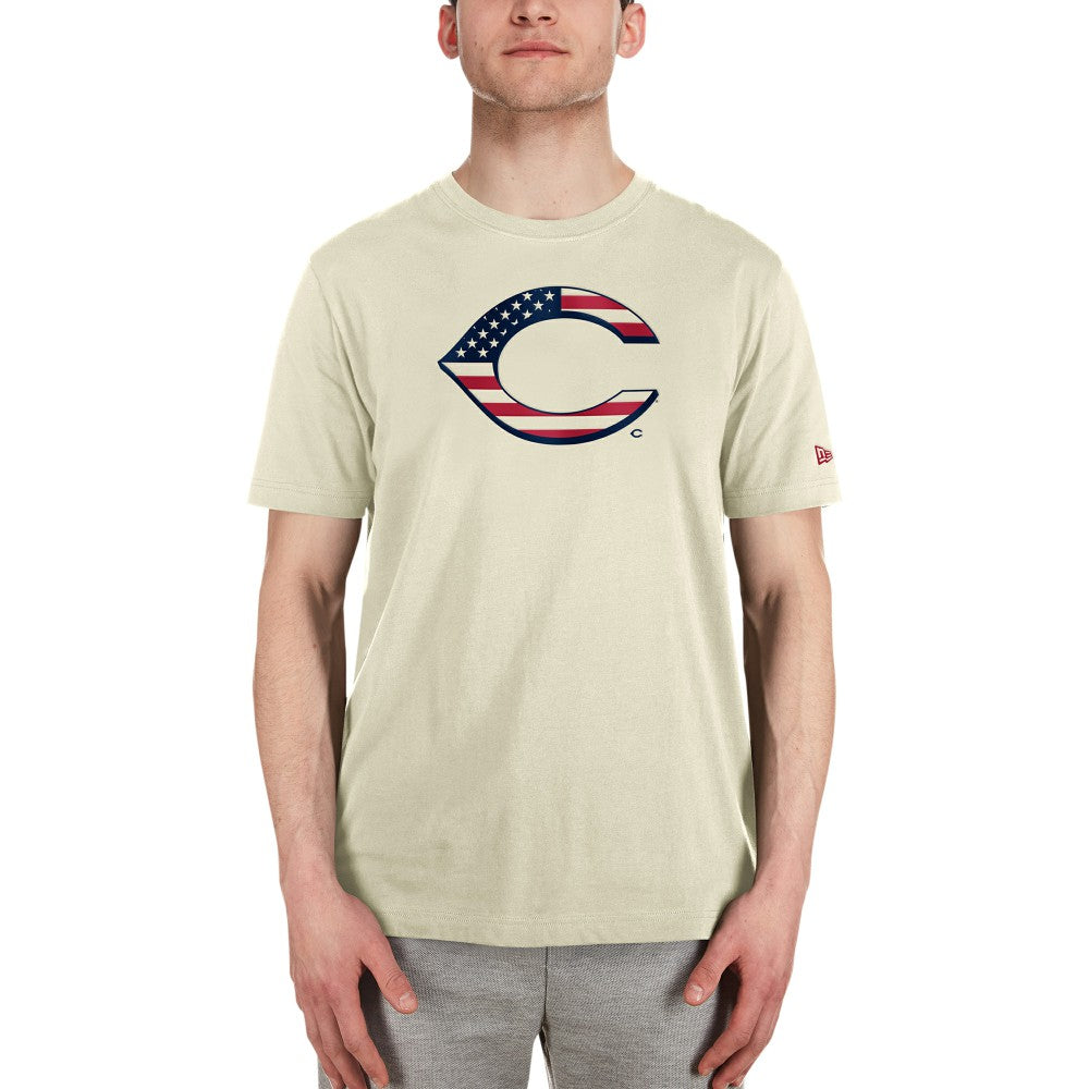 MLB Cincinnati Reds New Era Americana Flag Fill T-Shirt