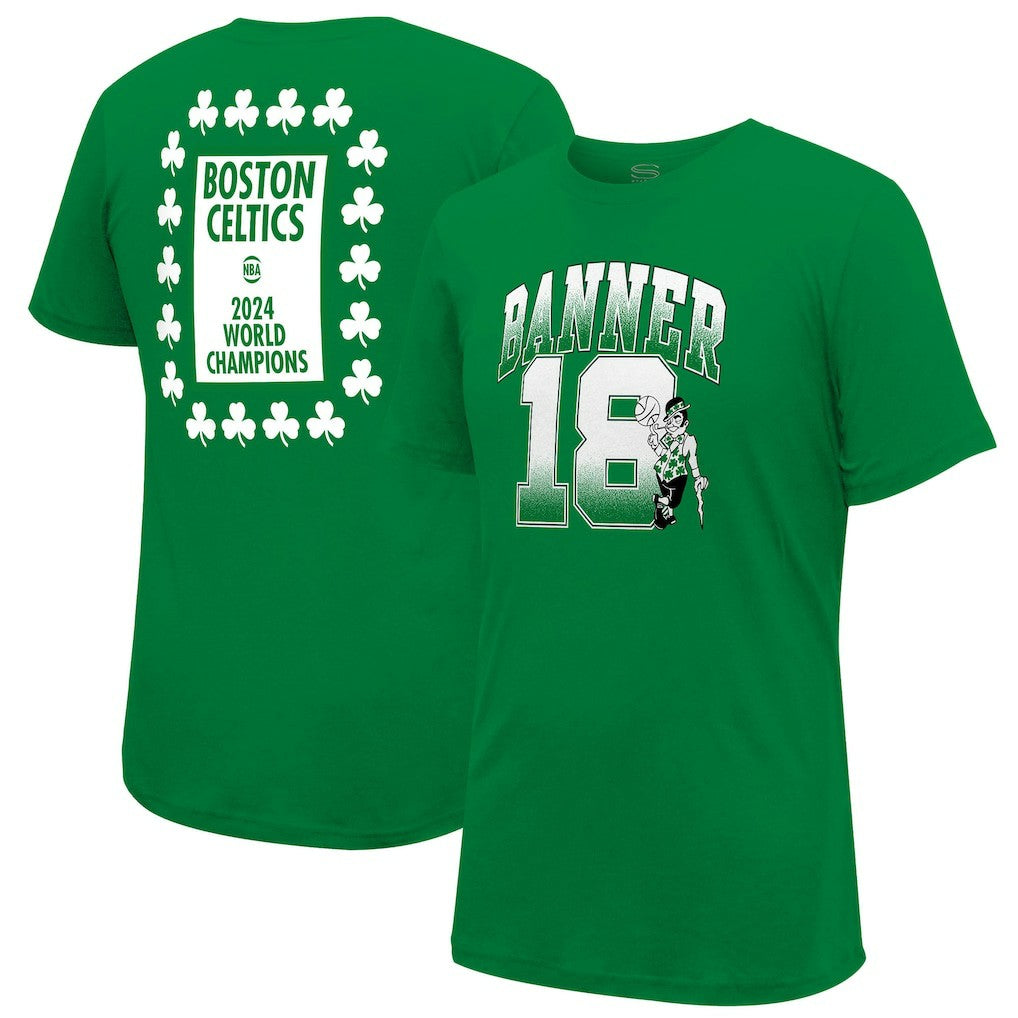 NBA Boston Celtics Stadium Essentials 18-Time NBA Finals Champions Banner 18 Play T-Shirt