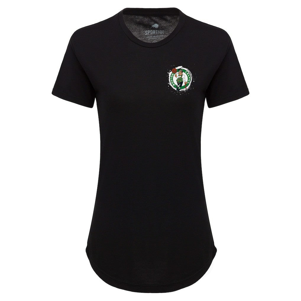 NBA Boston Celtics Sportiqe Women's 2024 NBA Finals Champions King of the Court Phoebe Tri-Blend T-Shirt