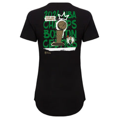 NBA Boston Celtics Sportiqe Women's 2024 NBA Finals Champions King of the Court Phoebe Tri-Blend T-Shirt