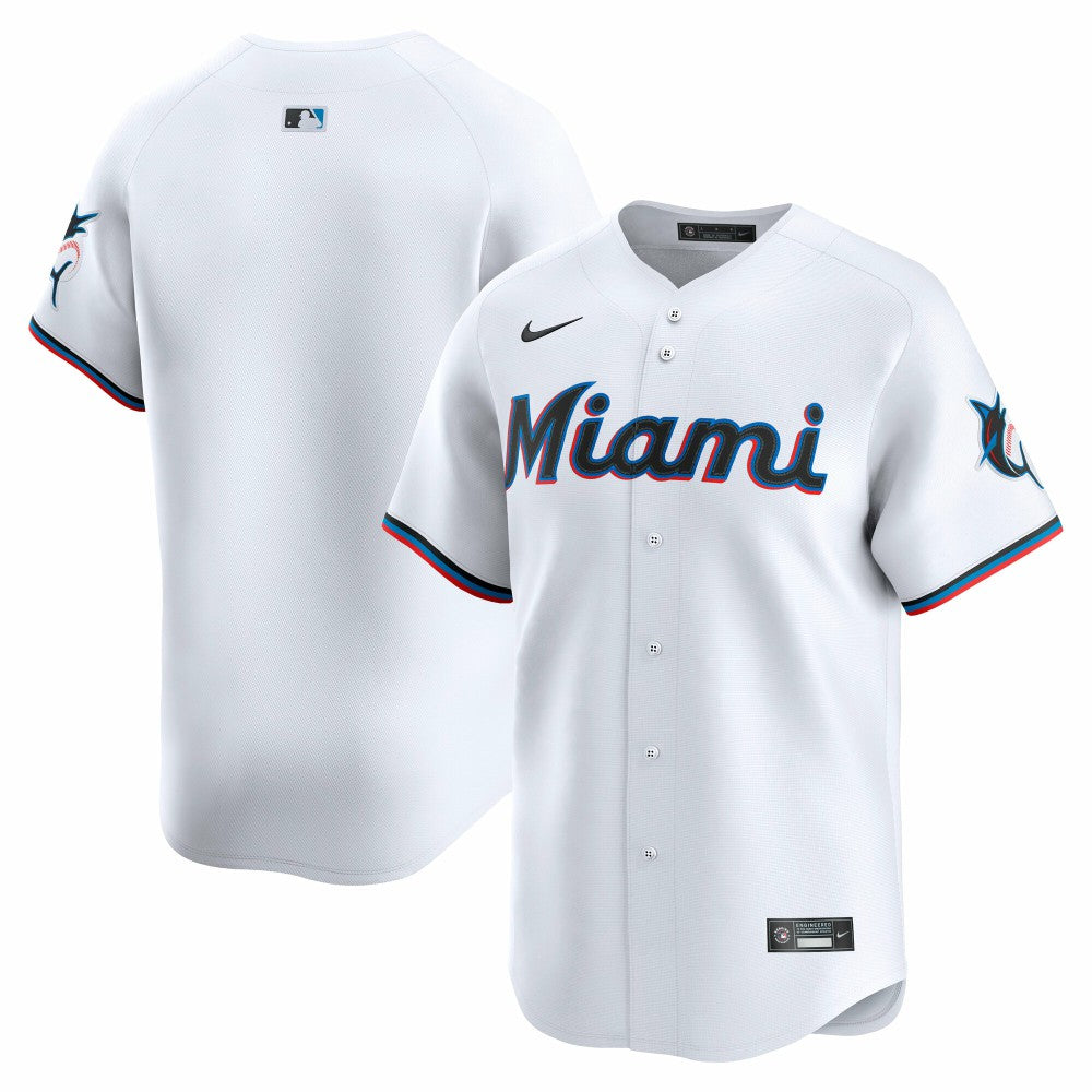 MLB Miami Marlins Nike Home Limited Jersey