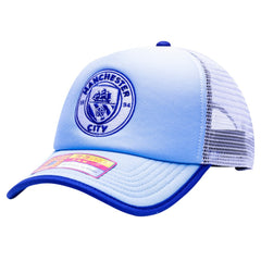 Manchester City Destiny Trucker Adjustable Hat -  Light Blue