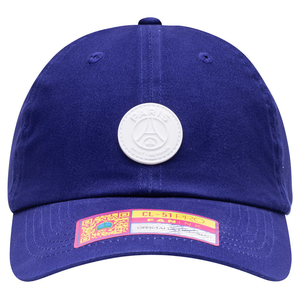 Paris Saint-Germain Fan Ink Casuals Adjustable Hat -  Navy