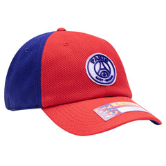 Paris Saint-Germain Fan Ink Male Adult Striker Adjustable Hat -  Red/Navy
