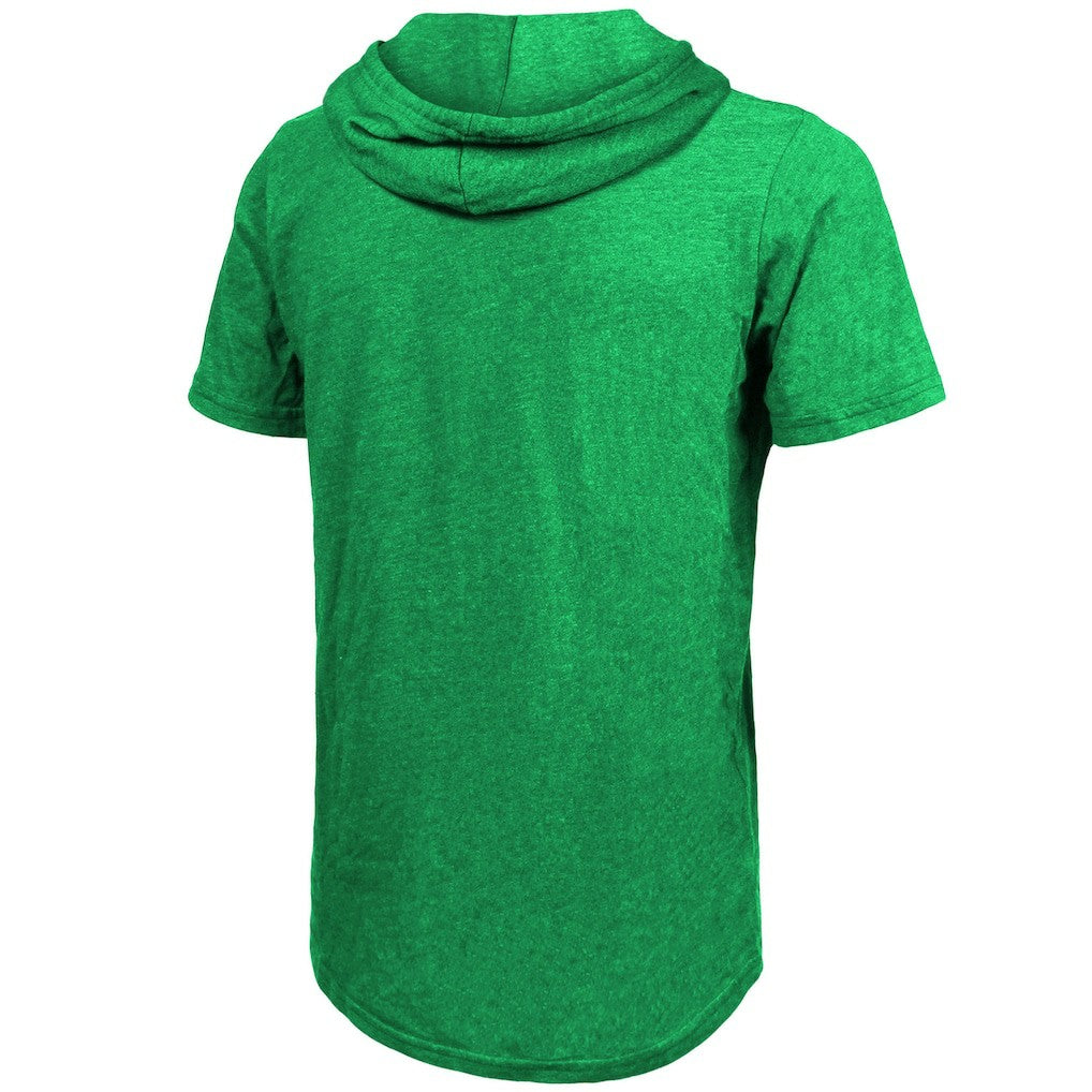 NBA Boston Celtics Majestic Threads Women's 2024 NBA Finals Champions Tri-Blend Short Sleeve Pullover Hoodie Top - Kelly Green on sale