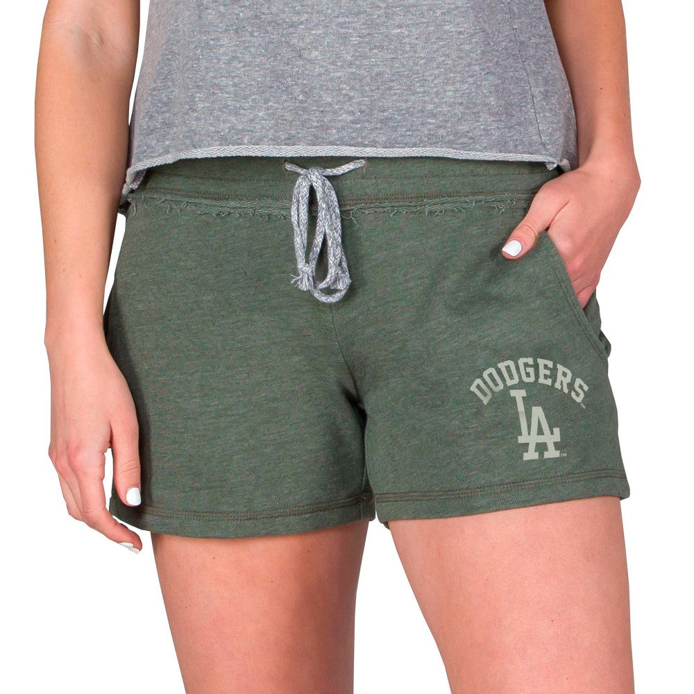 MLB Los Angeles Dodgers Concepts Sport Women's Mainstream French Terry Tri-Blend Shorts