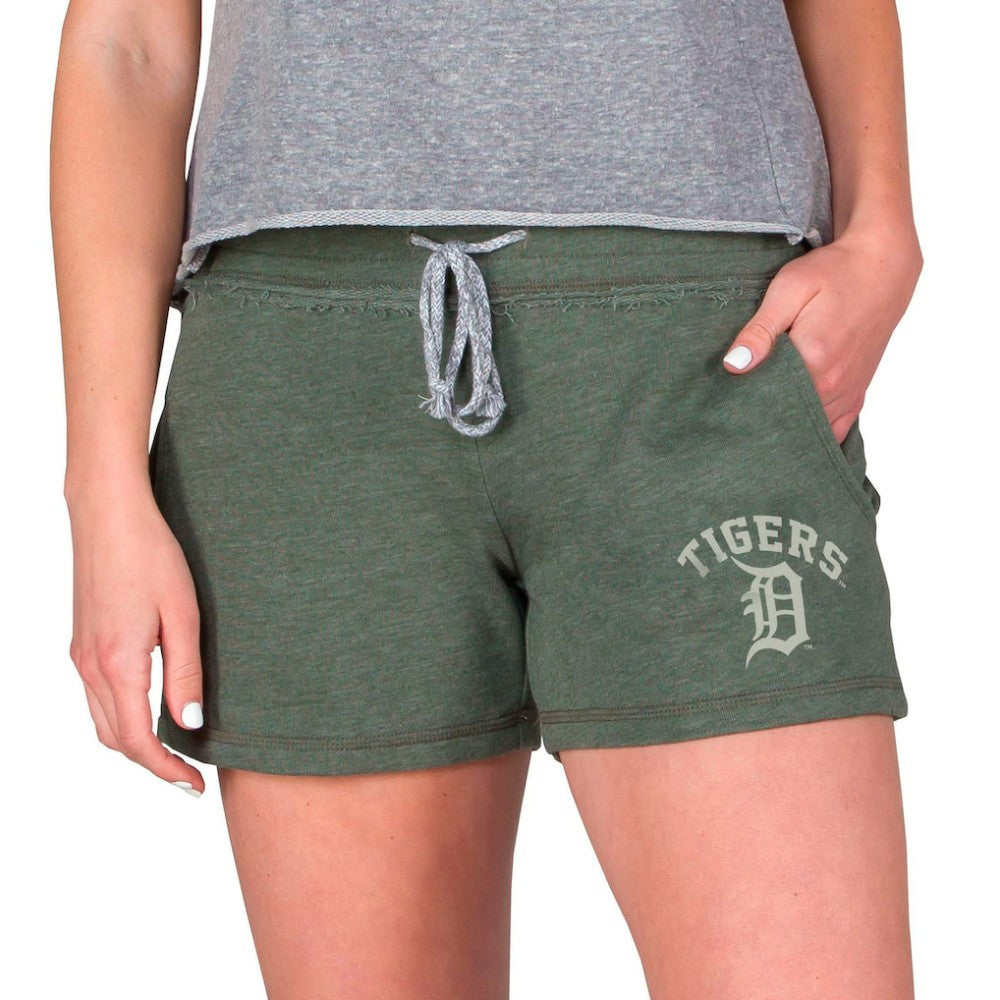 MLB Detroit Tigers Concepts Sport Women's Mainstream French Terry Tri-Blend Shorts