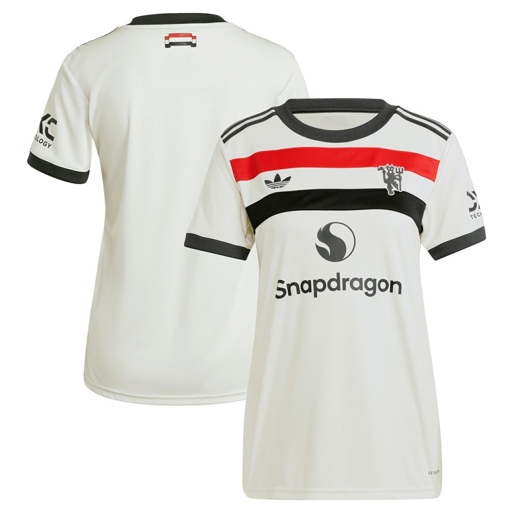 Manchester United Originals Women's 2024/25 Third Replica Jersey - Adidas Cream