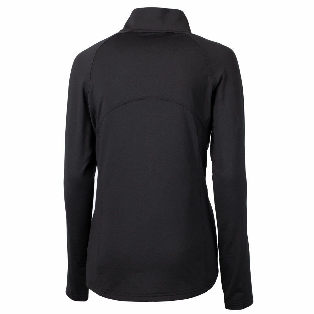 MLB Cleveland Guardians Cutter & Buck Women's Adapt Eco Knit Stretch Recycled Half-Zip DryTec Top