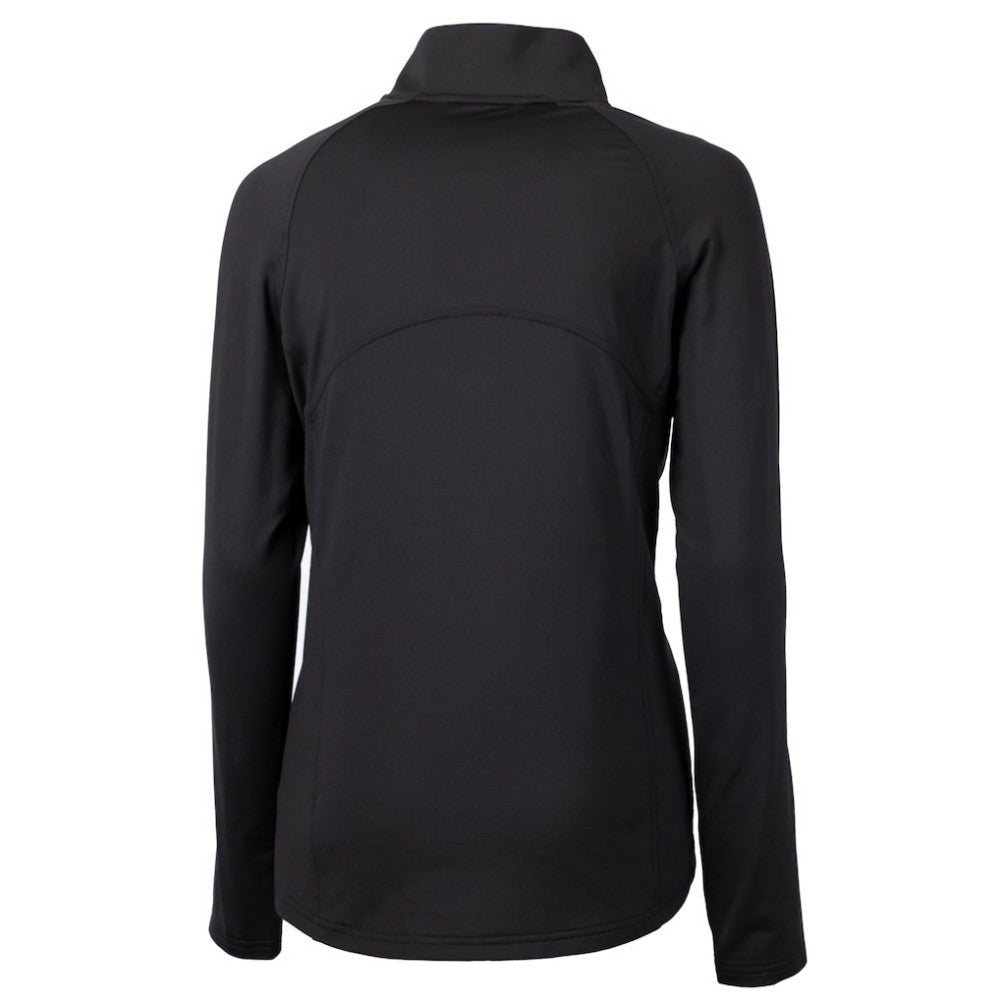 MLB San Diego Padres Cutter & Buck Women's Adapt Eco Knit Stretch Recycled Half-Zip DryTec Top