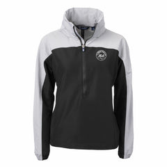 MLB New York Mets Cutter & Buck Women's Charter Eco Recycled Half-Zip Anorak Jacket