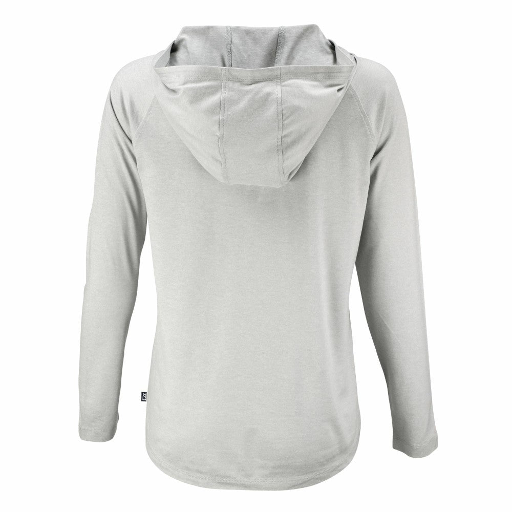 MLB Minnesota Twins Cutter & Buck Women's Coastline Epic Comfort Eco Recycled Raglan Long Sleeve Hoodie T-Shirt