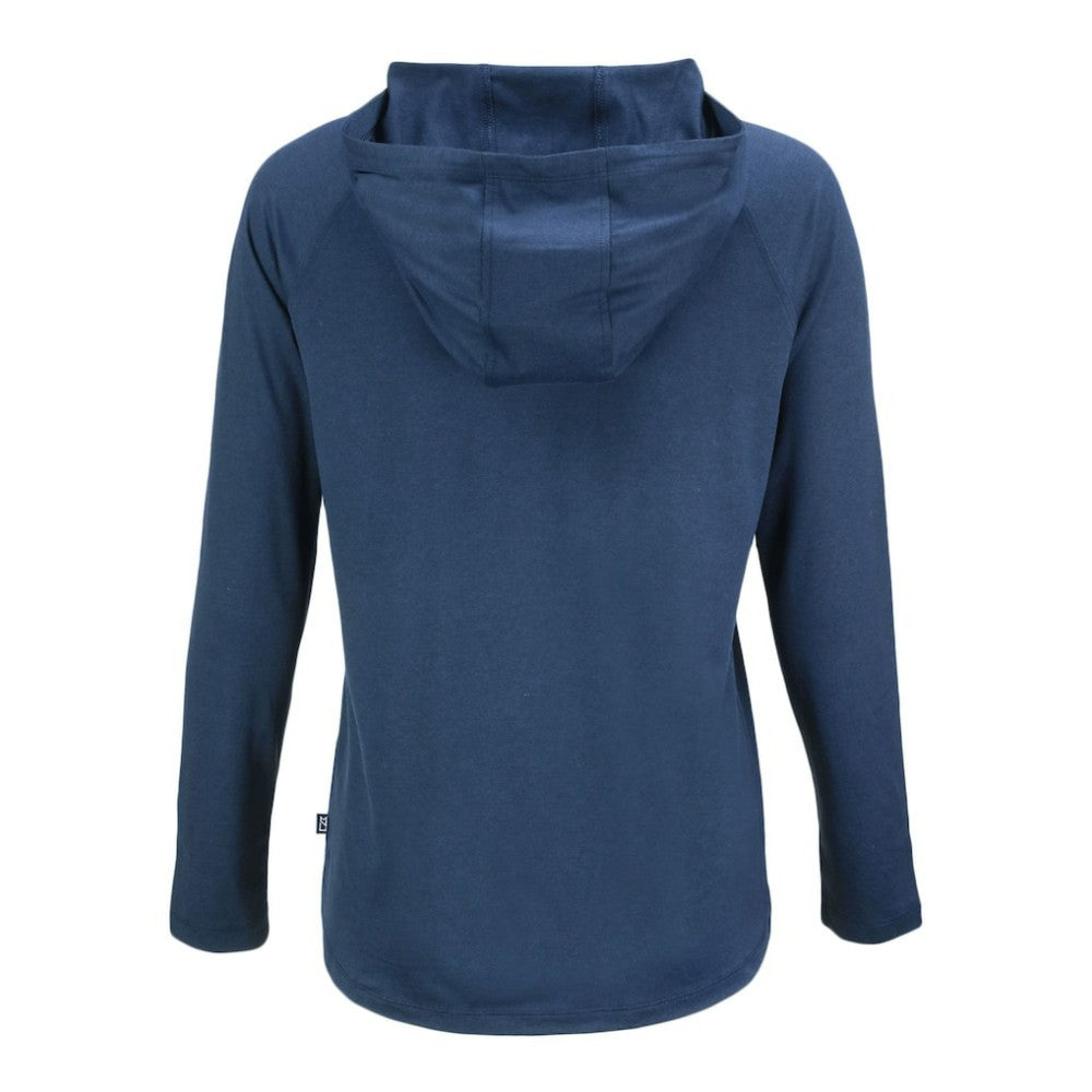 MLB St. Louis Cardinals Cutter & Buck Women's Coastline Epic Comfort Eco Recycled Raglan Long Sleeve Hoodie T-Shirt