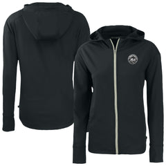 MLB New York Mets Cutter & Buck Women's Daybreak Eco Recycled Full-Zip Hoodie