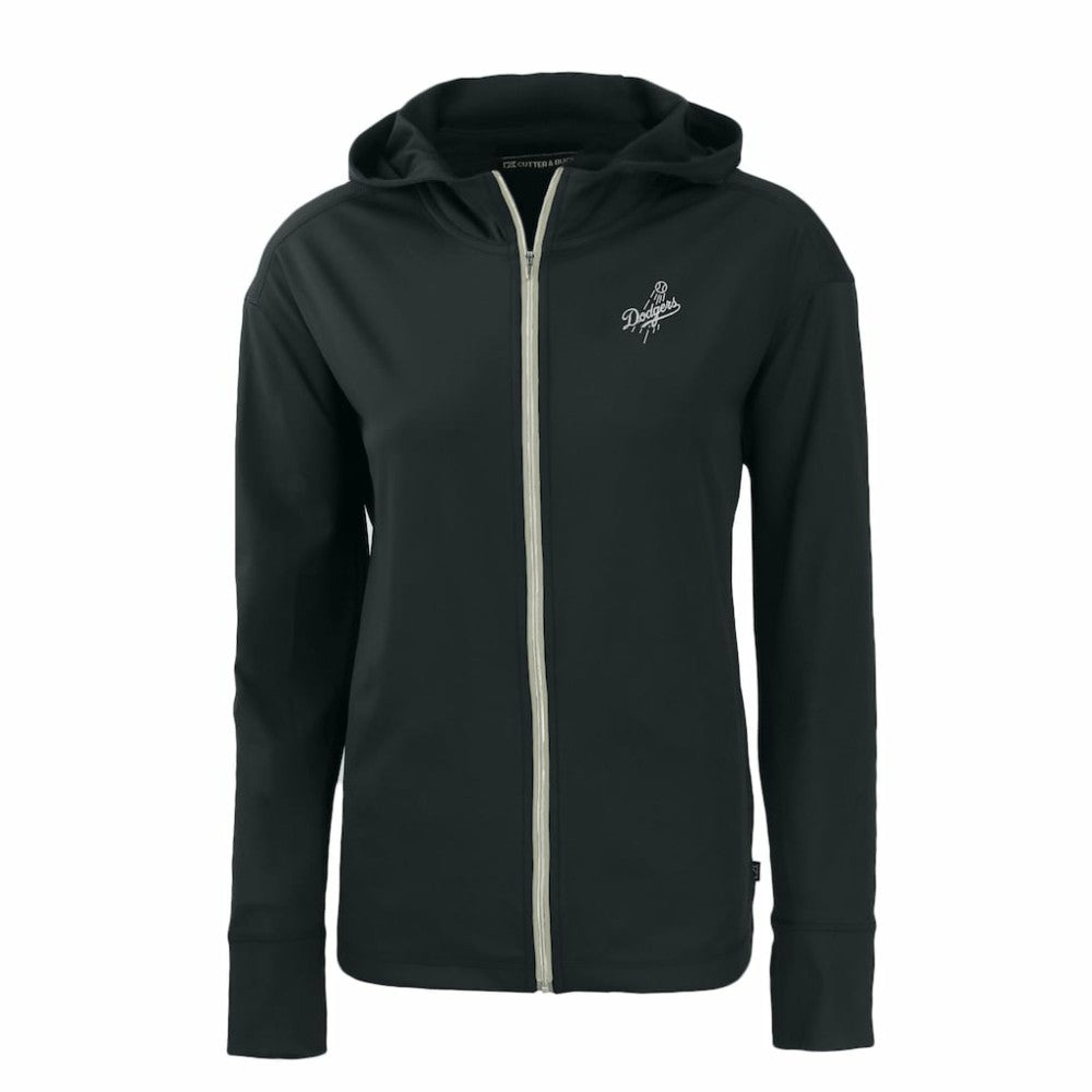 MLB Los Angeles Dodgers Cutter & Buck Women's Daybreak Eco Recycled Full-Zip Hoodie