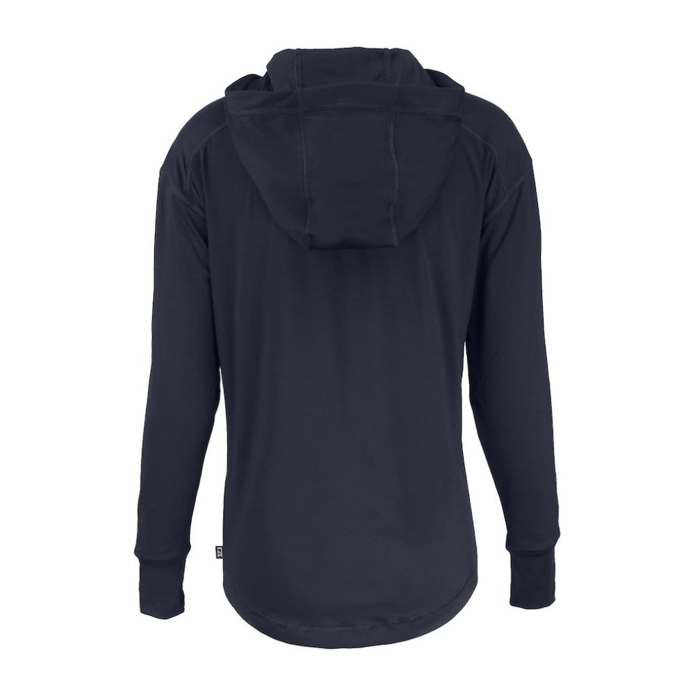 MLB Minnesota Twins Cutter & Buck Women's Daybreak Eco Recycled Half-Zip Hoodie